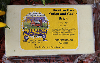Morden's Organic Cheese